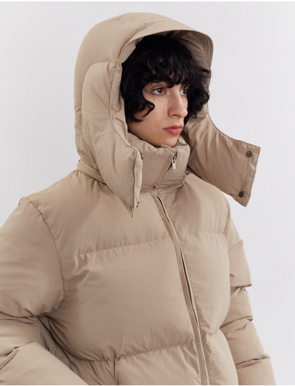 Картинка Пуховик бежевий