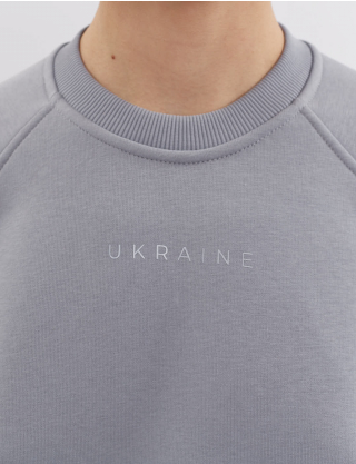 Картинка Світшот "Ukraine" сірий