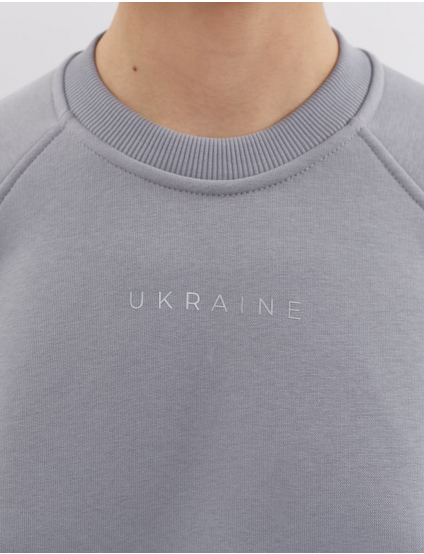 Картинка Світшот "Ukraine" сірий