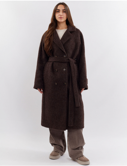 Картинка Пальто коричневе