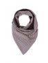 Картинка Шарф темно-коричневий з принтом