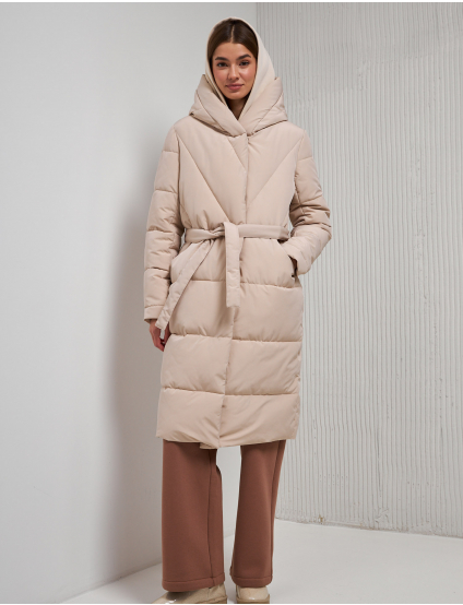 Картинка Пуховик бежевий