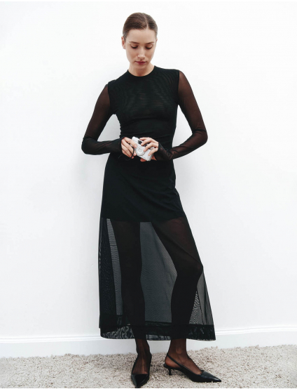 Картинка Сукня максі чорна