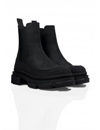 Картинка Черевики чорні шкіряні