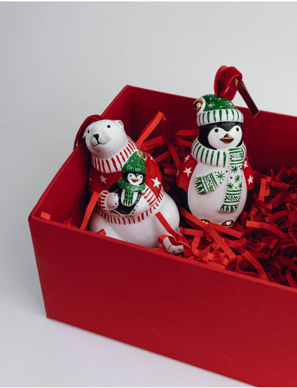 Картинка Набір новорічних іграшок - 2 шт