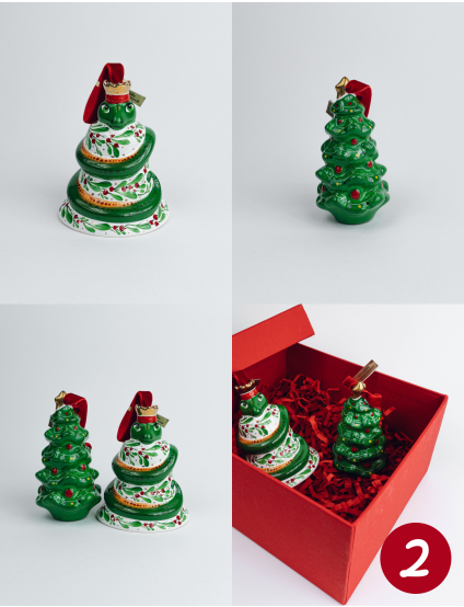 Картинка Набір новорічних іграшок - 2 шт