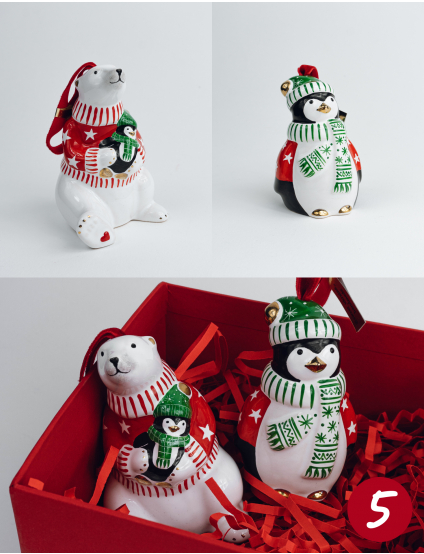 Картинка Набір новорічних іграшок - 2 шт