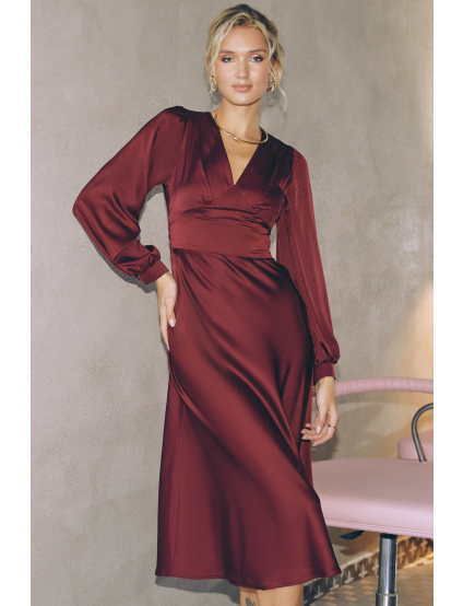 Картинка Сукня бордова