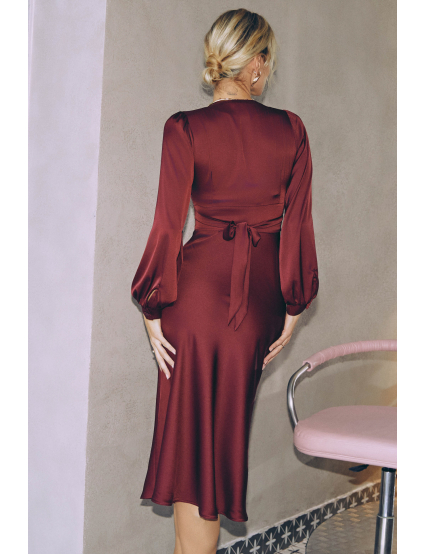 Картинка Сукня бордова