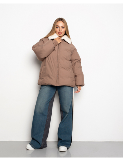 Картинка Пуховик світло-коричневий