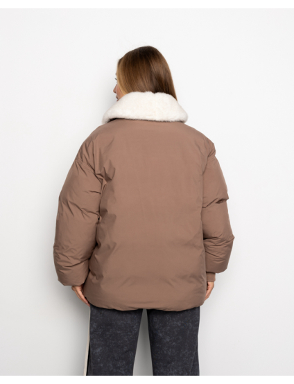 Картинка Пуховик світло-коричневий