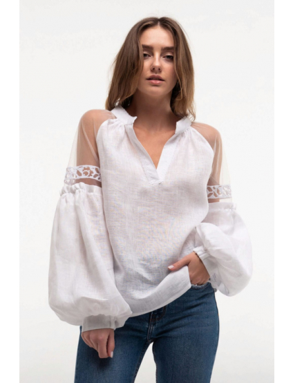 Картинка Сорочка вишита "Серпанок" біла