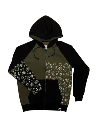 Картинка Худі "ПІксель" темно-зелене