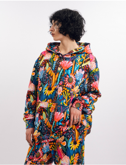 Картинка Костюм синій з принтом