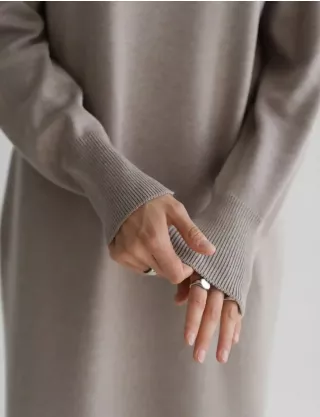 Картинка Сукня максі бежева