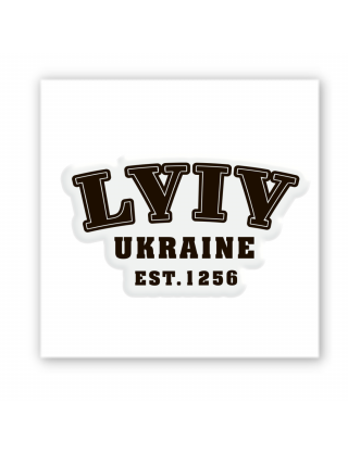 Картинка Об'ємна наліпка "Львів заснування"