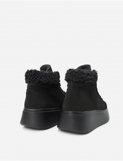 Картинка Черевики чорні замшеві