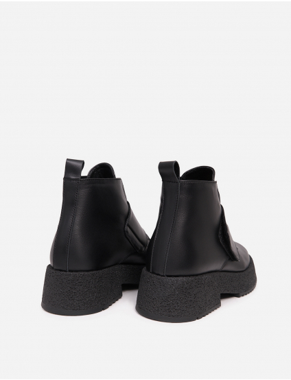 Картинка Черевики чорні шкіряні