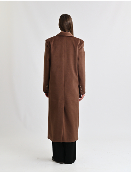 Картинка Пальто коричневе