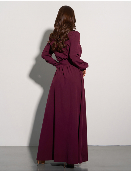 Картинка Сукня максі бордова