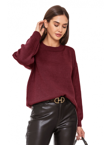 Картинка Светр бордовий