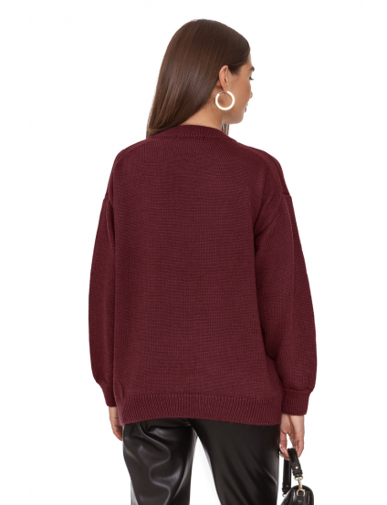 Картинка Светр бордовий