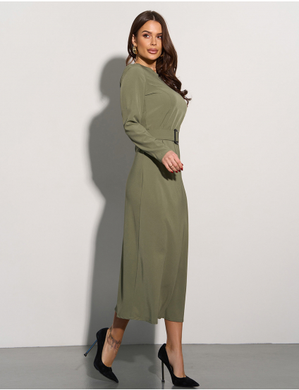 Картинка Сукня міді зелена