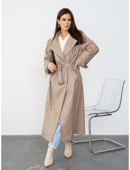 Картинка Тренч бежевий