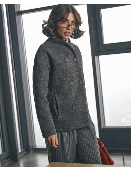 Картинка Пальто темно-сіре