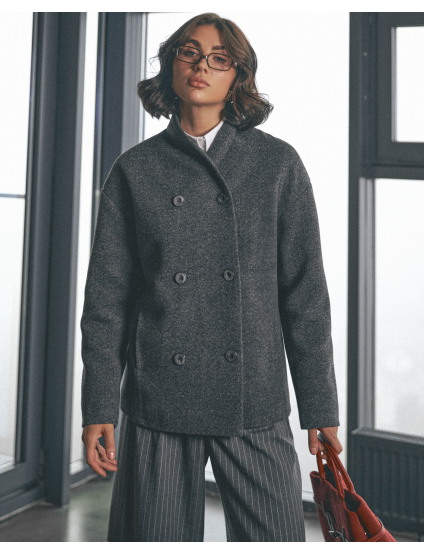 Картинка Пальто темно-сіре