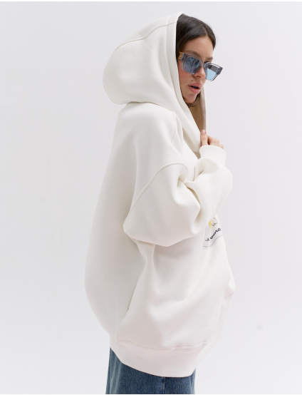 Картинка Худі "LOVE IS...the whole world" біле