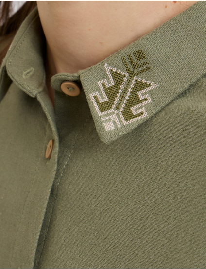 Картинка Вишиванка світло-зелена