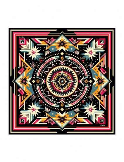 Картинка Хустка "Карпатська зірка" 