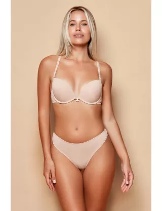 Картинка Бюстгальтер з пуш-ап бежевий