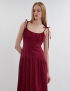 Картинка Сукня міді бордова