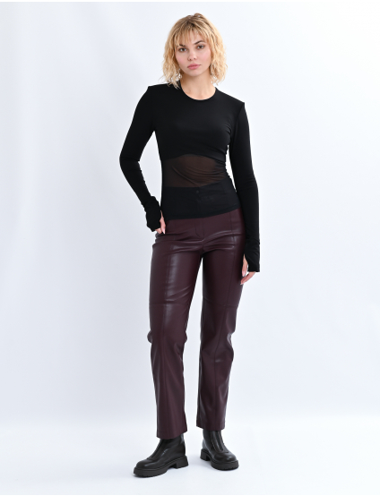 Картинка Лонгслів чорний 