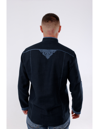 Картинка Вишиванка "Монохром" синя