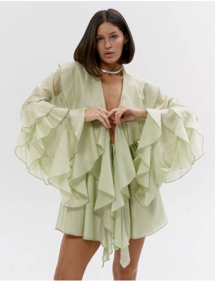 Картинка Сукня міні "KARINA" світло-зелена