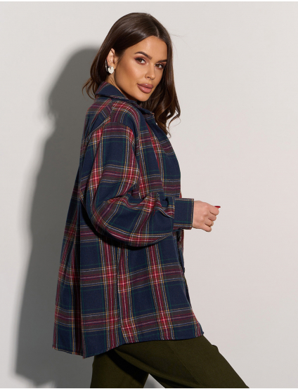 Картинка Сорочка синя картата