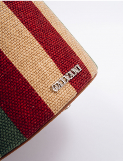 Картинка Сумка коричнева з принтом 