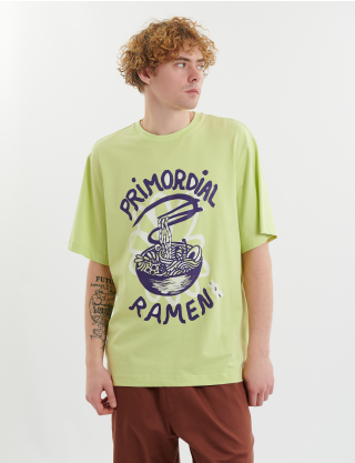 Картинка Футболка світло-зелена з принтом