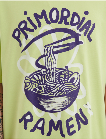 Футболка світло-зелена з принтом Картинка Футболка світло-зелена з принтом