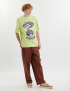 Футболка світло-зелена з принтом Картинка Футболка світло-зелена з принтом