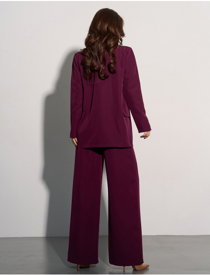 Картинка Костюм бордовий