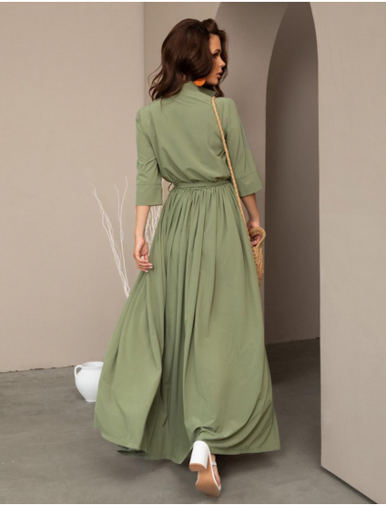 Картинка Сукня максі зелена