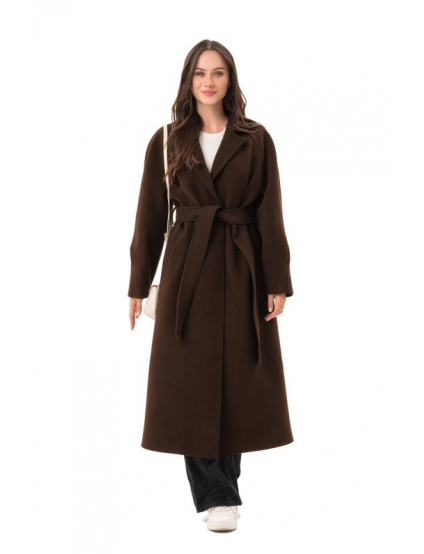 Картинка Пальто темно-коричневе 