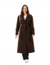 Картинка Пальто темно-коричневе 