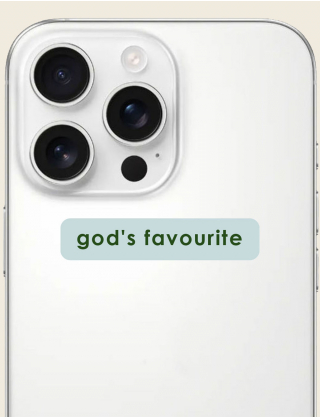 Картинка Наліпка "God`s favourite" 