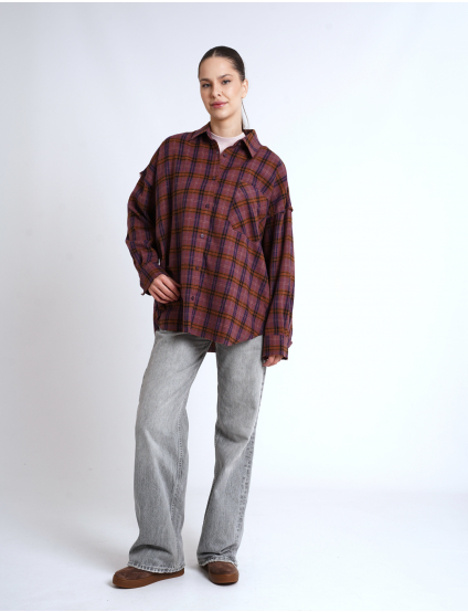 Картинка Сорочка бордова