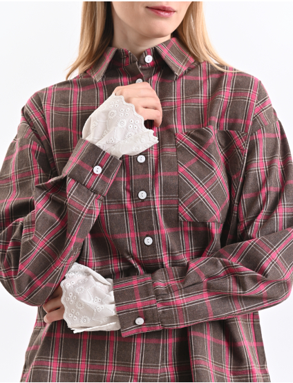 Картинка Сорочка темно-коричнева